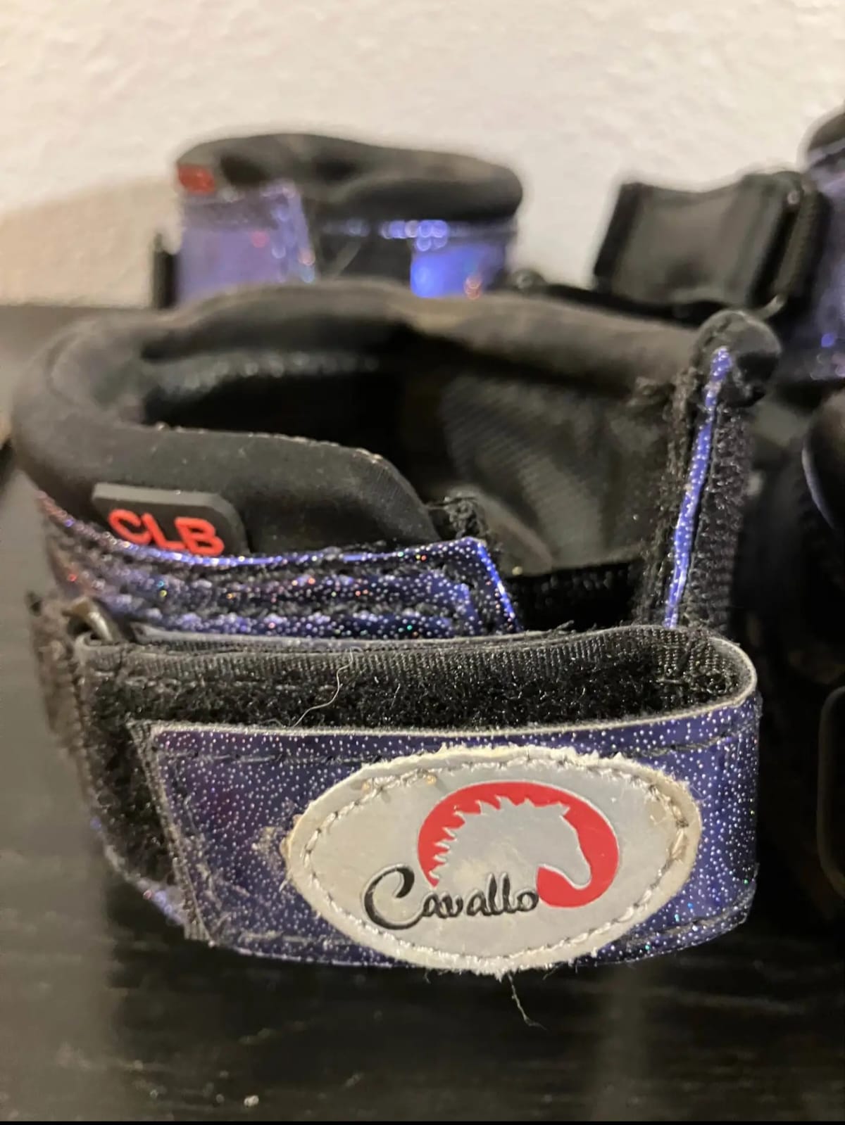 Cavallo Metallic Blue CLB Hoof Boots photo 3